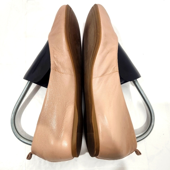 J. Crew CeCe Leather‎ Ballet Ballerina Flats Size 9 Nude Beige - Picture 4 of 9